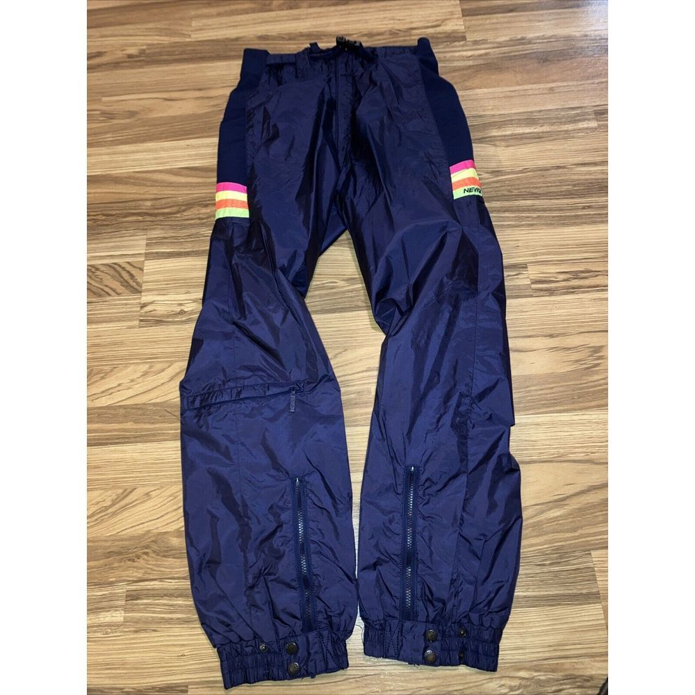 Vintage‎ 90s Streetwear Mens 30x30 Insulated Cuffed Winter Snow Pants Navy Blue